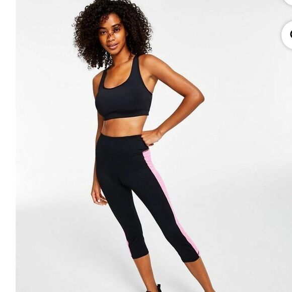 ID Ideology Women's Essentials Colorblocked Cropped Leggings Size 2X - Picture 6 of 11